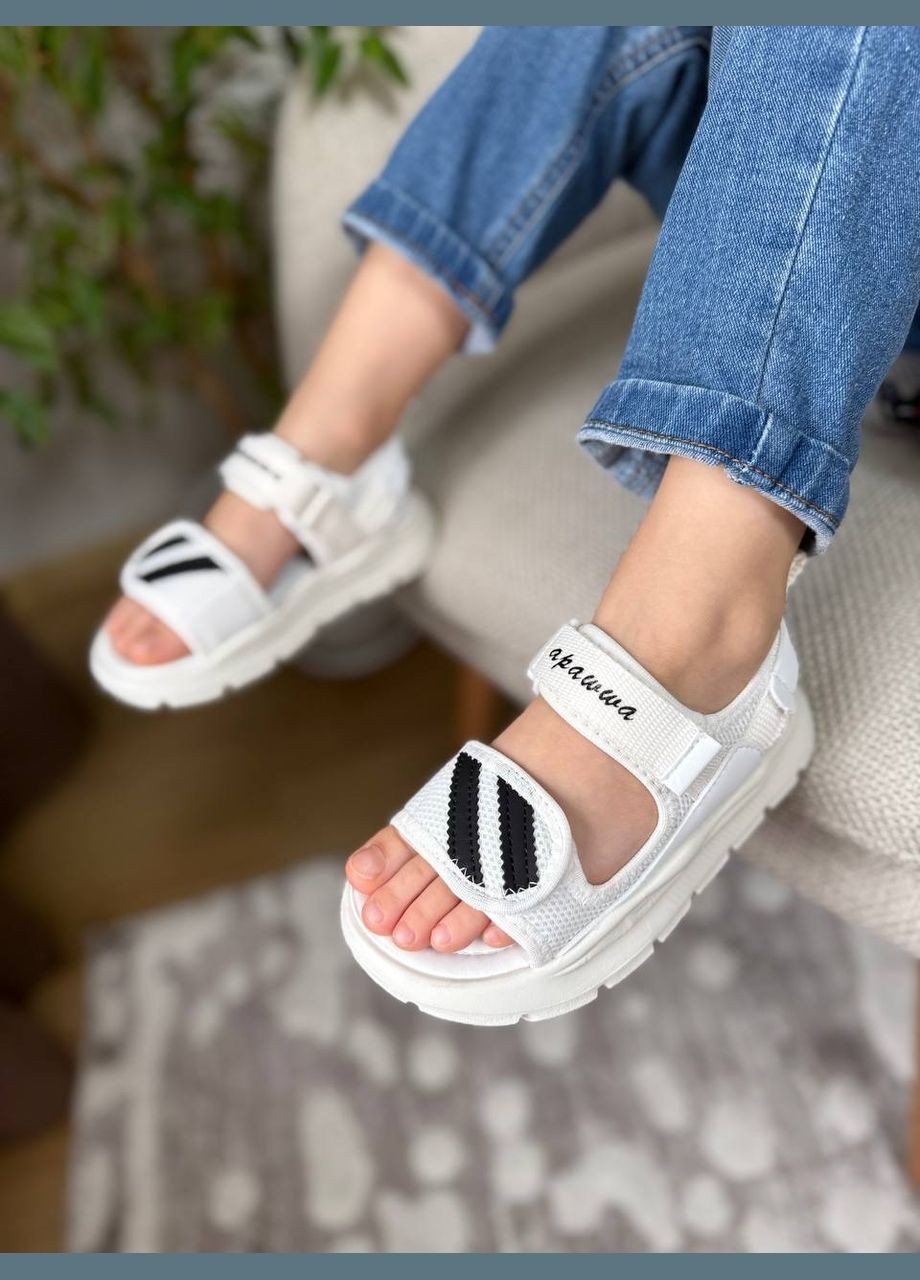 Белые босоножки для девочек из новой коллекции тм Apawwa