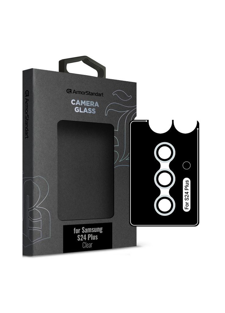 Стекло защитное Camera glass Supreme Black Icon Samsung S24 Plus Clear (m408950) ArmorStandart Camera glass Supreme Black Icon Samsung S24 Plus C (367072242)