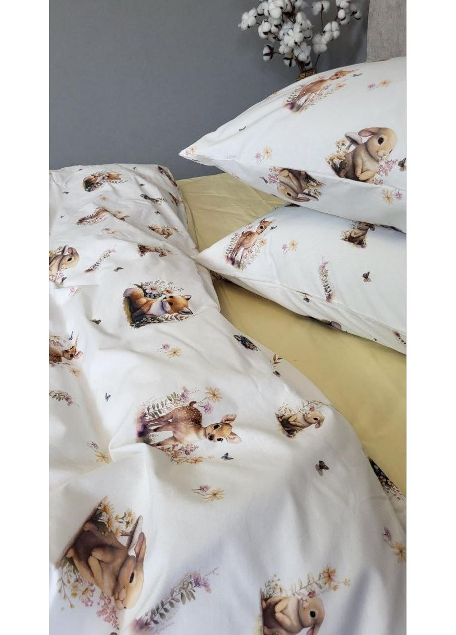 Постільна білизна Бамбіно, ранфорс Двухспальний розмір, наволочки 70/70 No Brand (363193060)