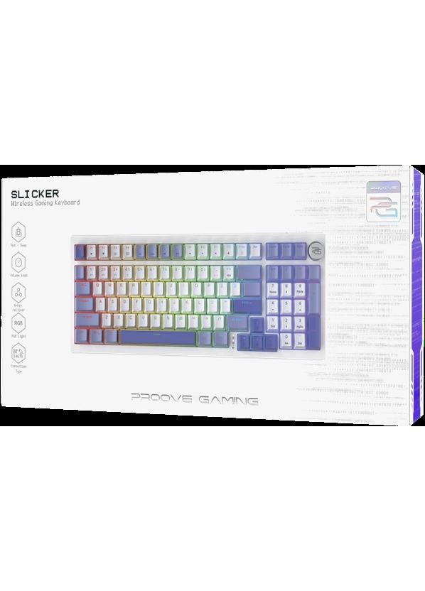 Клавиатура игровая Slicker Ukraine Layout White Proove (360423555)