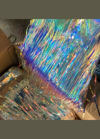 Дождик для фотозоны 1 м на 1 м перламутровый Jannet Дощик (316296159)