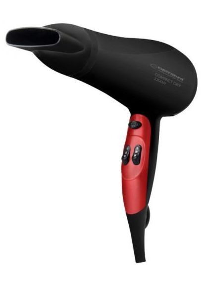 Фен EBH004K Pamela, Black, 2200W, 2 скорости, 3 температурных режима, концентратор Esperanza (323120438)