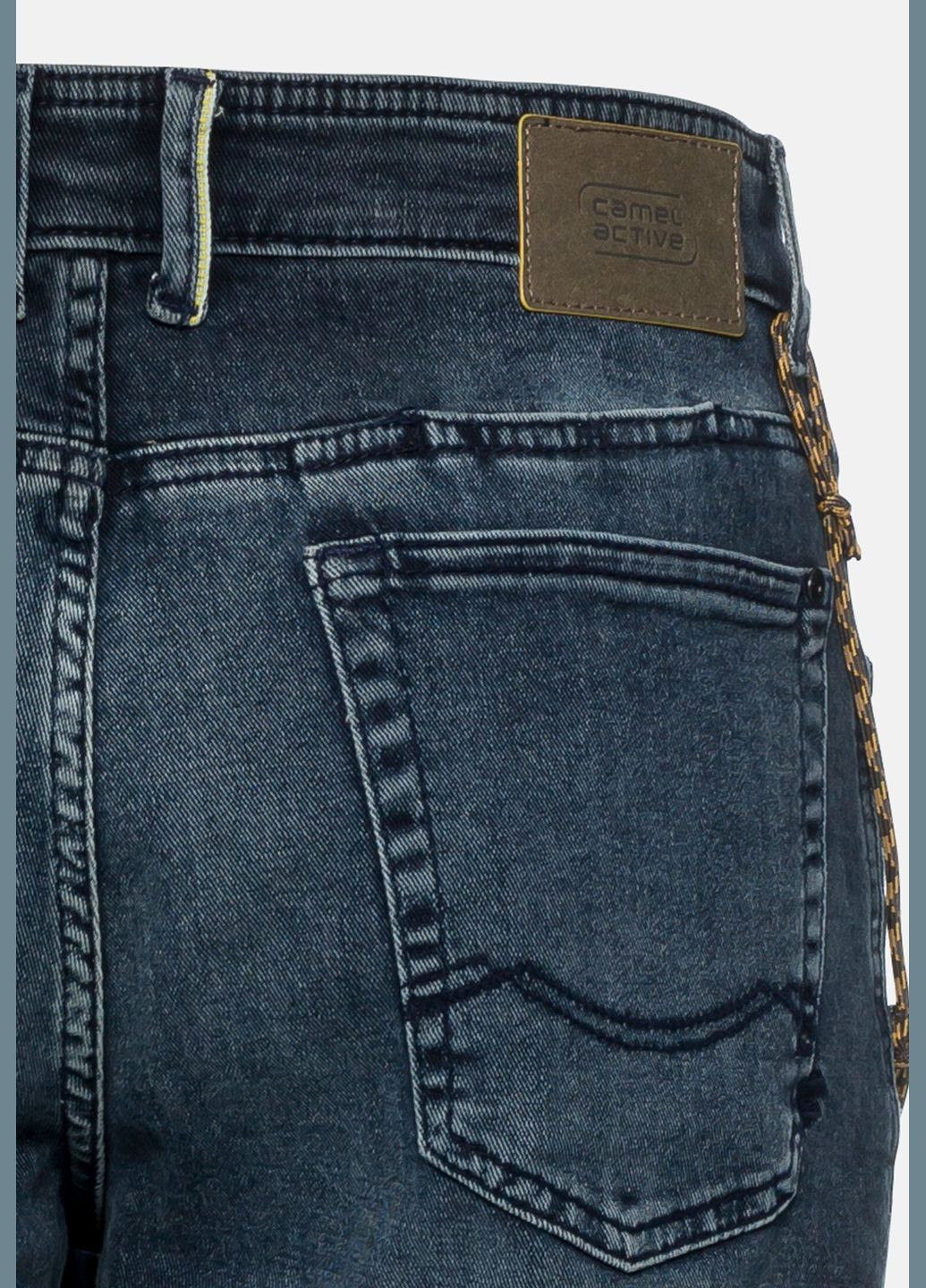 Темно-синие демисезонные свободные джинсы Toronto fleXXXactive® Denim in tapered fit Camel Active