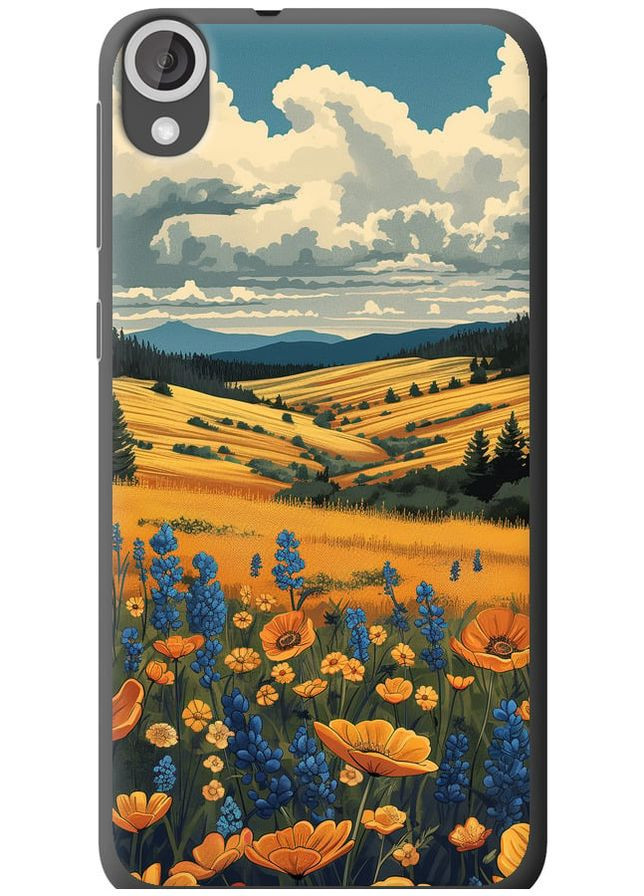 Силиконовый чехол 'Украинское поле' для Endorphone HTC Desire 820 (288578718)