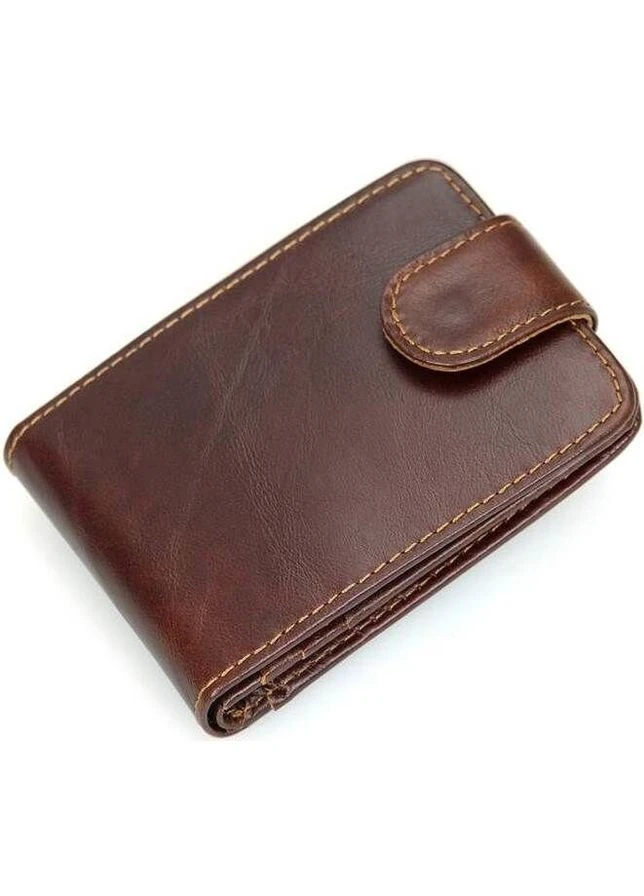 Кредитница чоловіча шкіряна Коричнева 11х7,5 см Vintage (391329904)