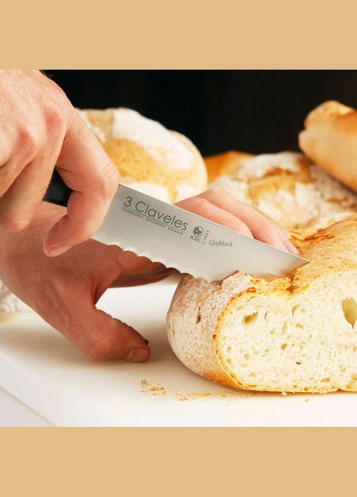 Ніж для хліба Uniblock (01121) 3 Claveles (314930514)