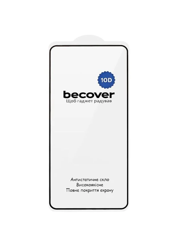 Захисне скло 10D для Realme C85 5G Black (715140) BeCover (393750117)