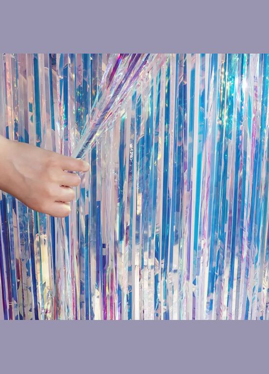 Дождик для фотозоны 1 м на 1 м перламутровый Jannet Дощик (316296159)