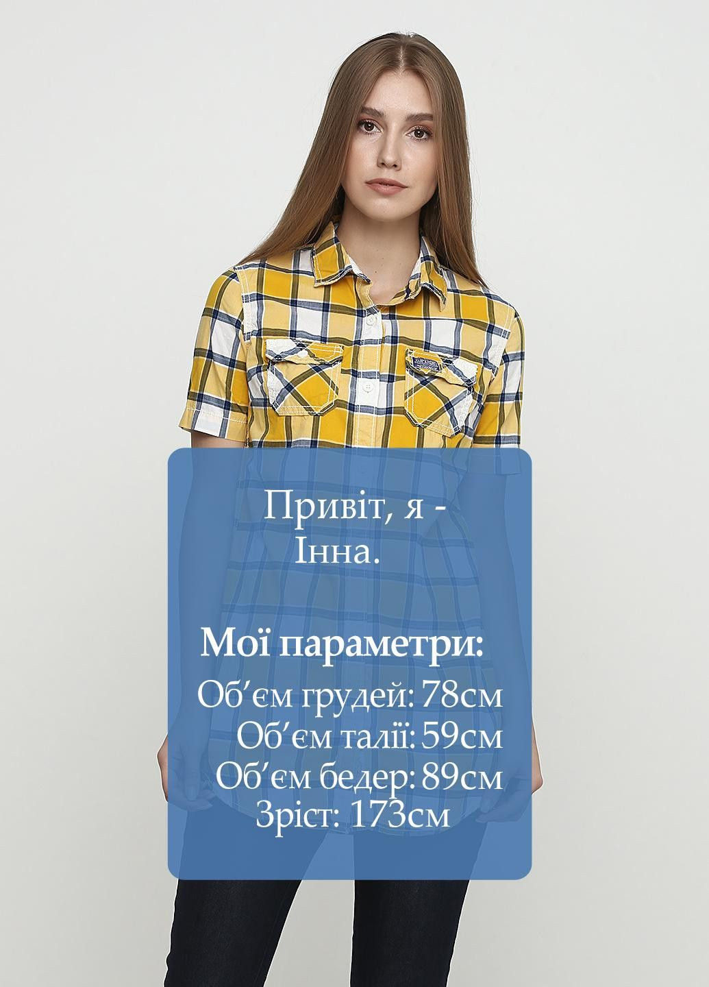 Сорочка Жовтий Superdry (322175653)