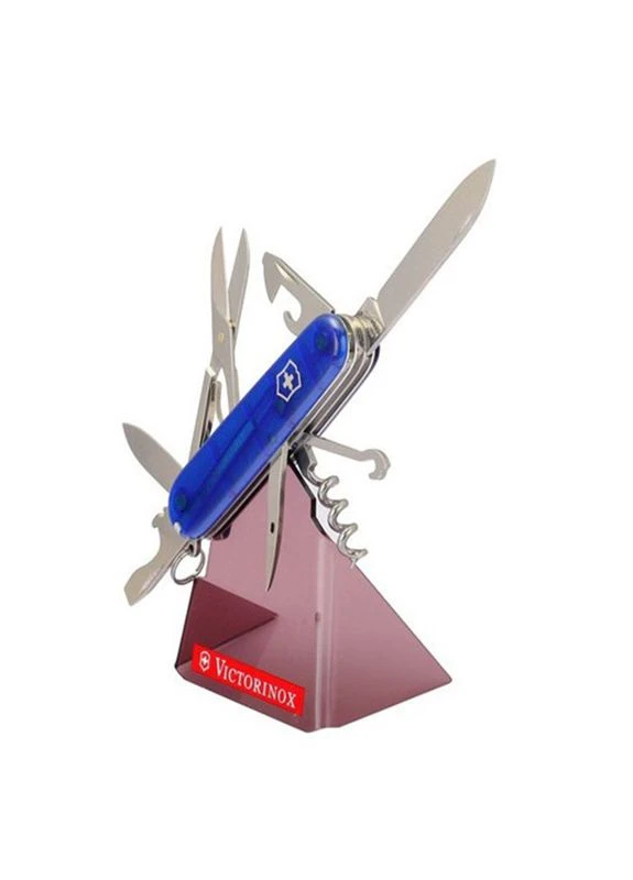 Нож складной, мультитул Climber (91 мм, 14 функций), прозрачный 1.3703.Т2 Victorinox (395603013)
