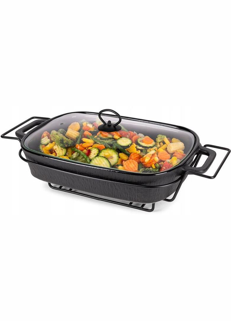 Марміт Golden Heat керамічна форма 2.5л з підставкою та підігрівом Kamille (365248159)