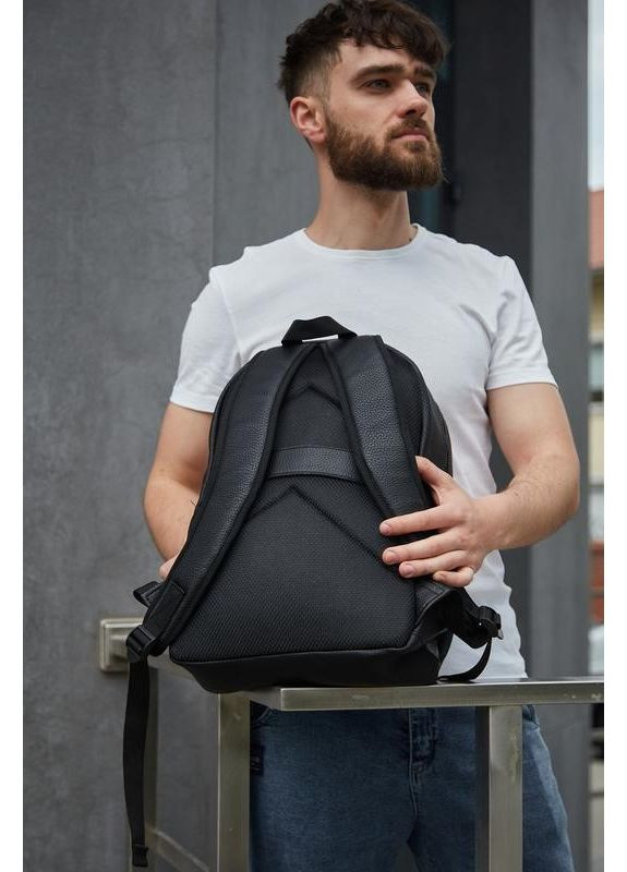 Городской рюкзак унисекс из премиум эко-кожи - водоотталкивающий и вместительный No Brand (365592473)