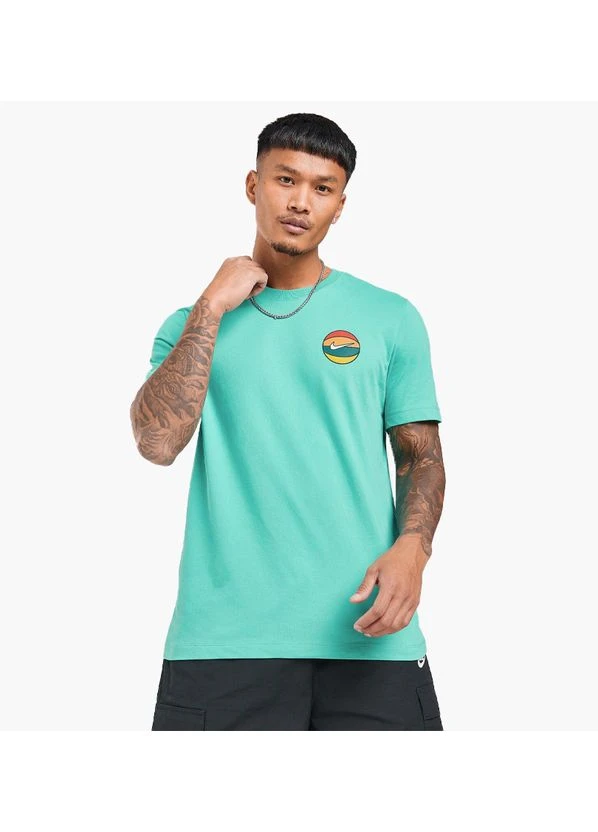 Бирюзовая футболка dri-fit basketball t-shirt бирюзовая fd0046-392 Nike