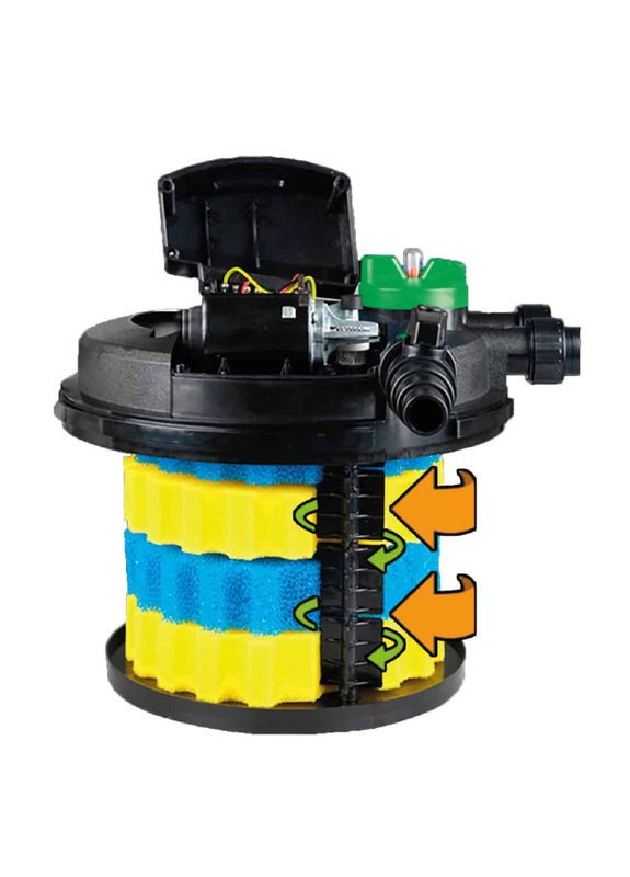 Самоочисний фільтр без насоса з УФ-лампою POND PREXURE FILTER 8000, 11 Вт, 7000 л/ч (*) Amtra (300693858)