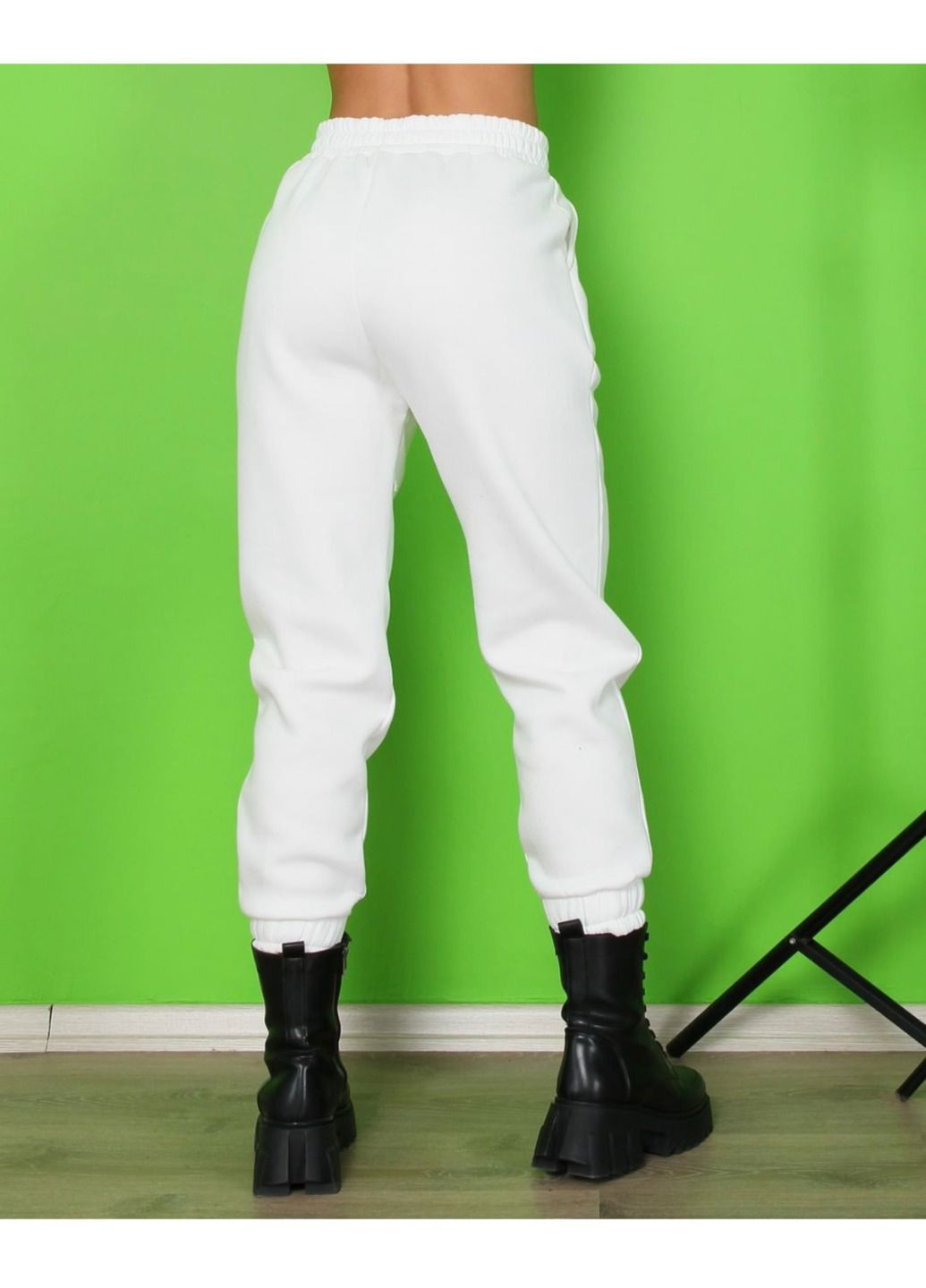 Білі джогери утеплені флісом LSK Джогери (367055604)