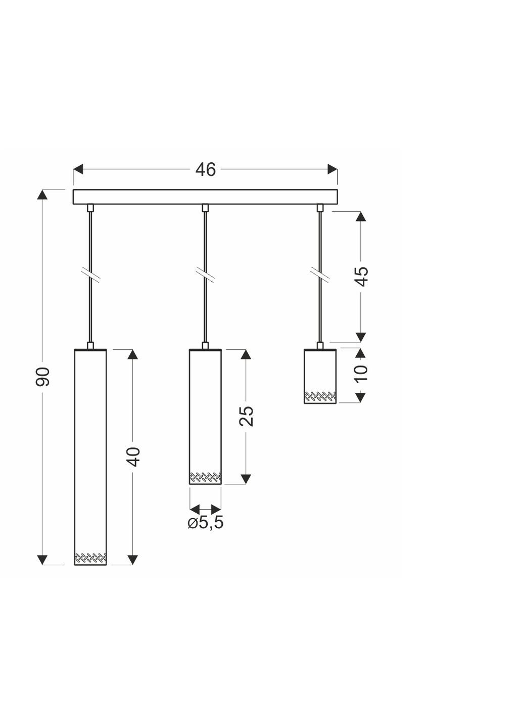Люстра Tubo (33-79114) Candellux (361313300)