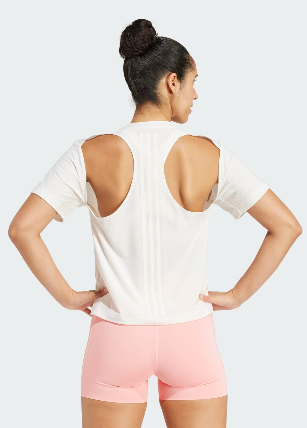 Футболка Power Back-Cutout 3-Stripes adidas - (300325898)