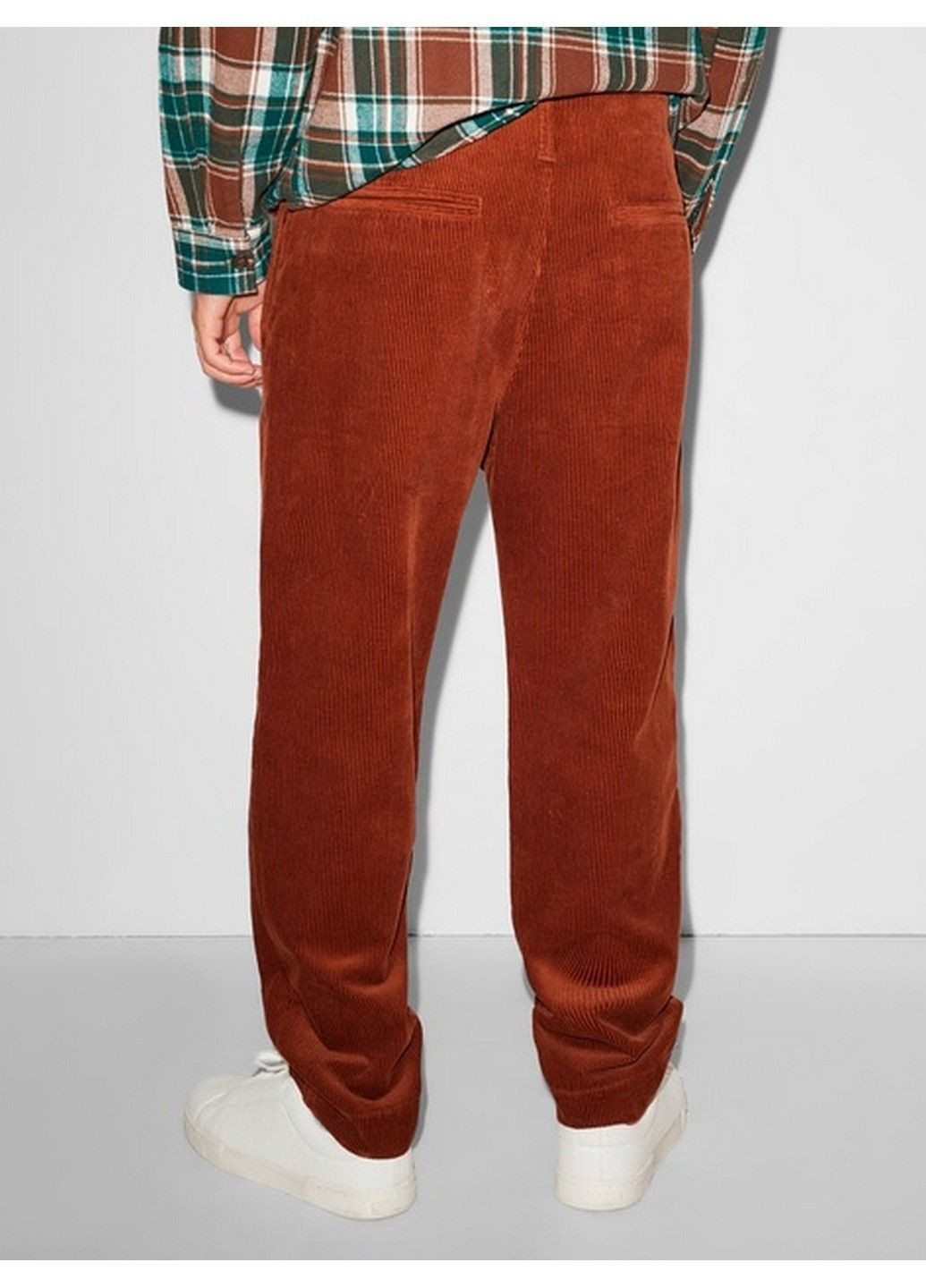 Коричневые кэжуал демисезонные брюки C&A