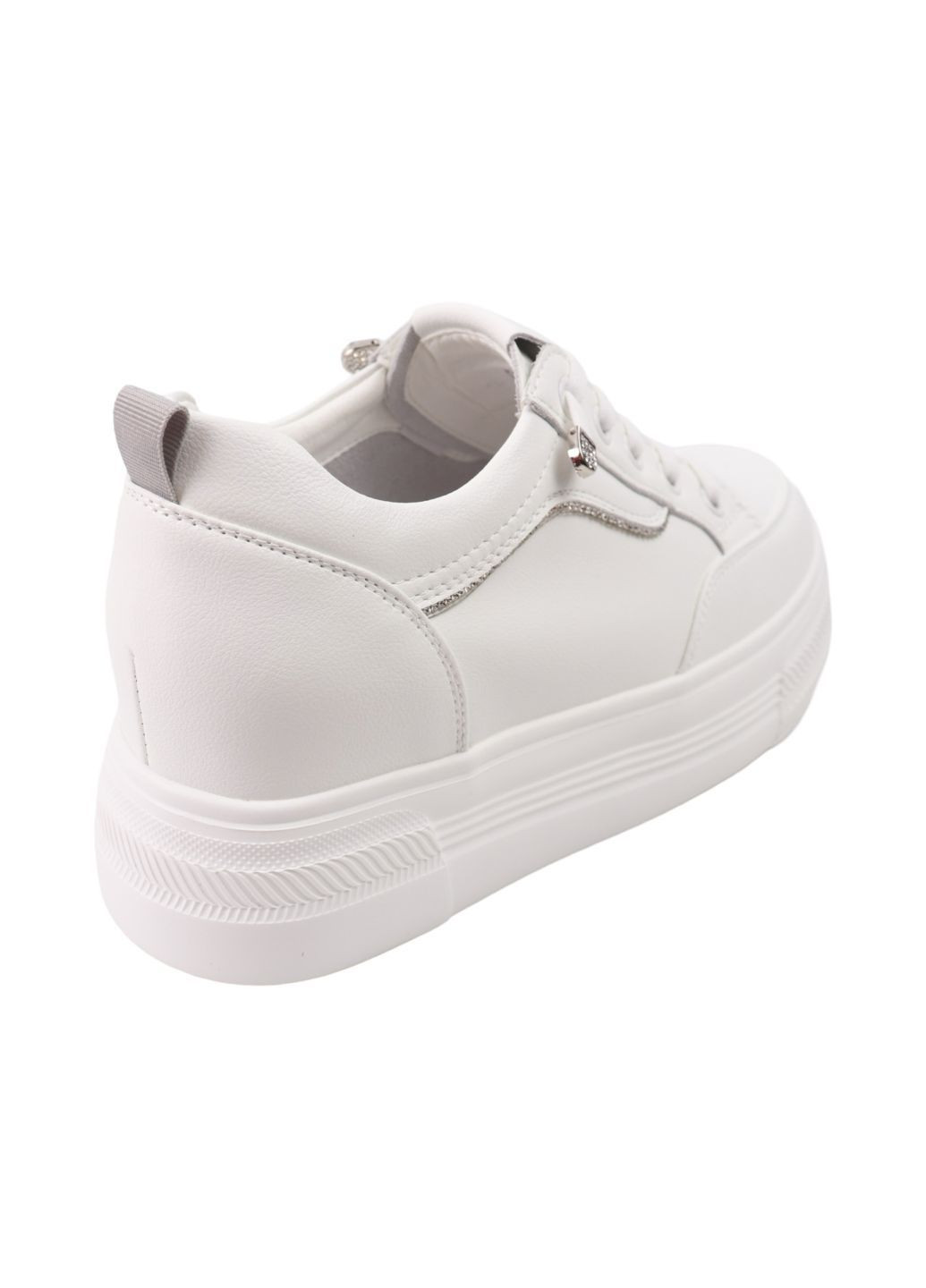 Білі кеди жіночі білі натуральна шкіра Berisstini 353-25DTS