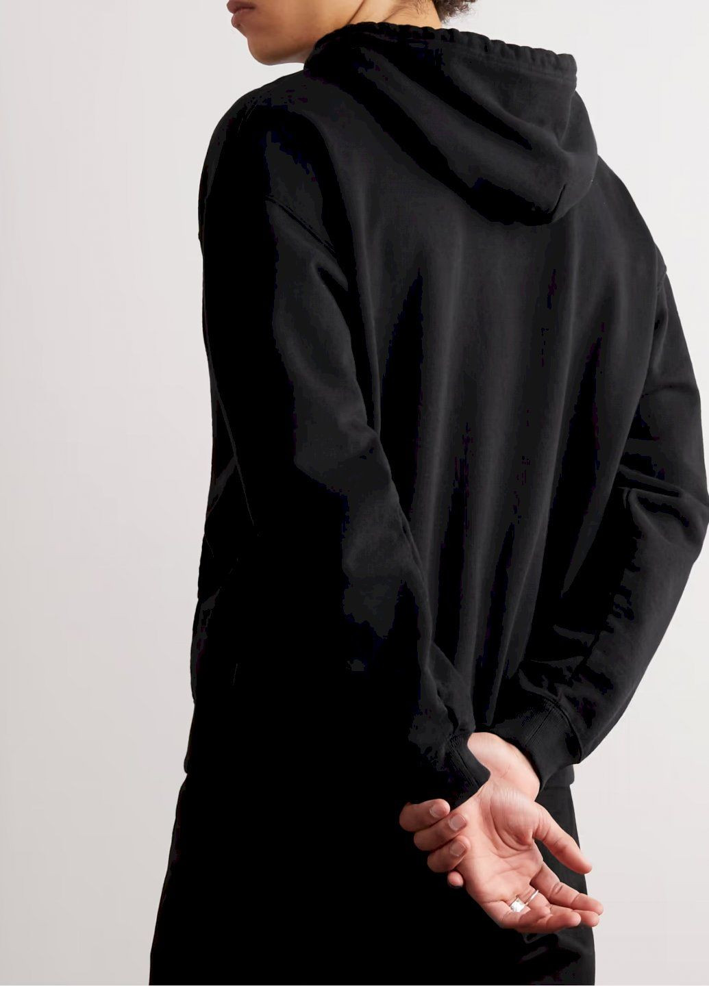 Чорний худі чоловіча чорна з флісом YAPPI малюнок (305003911)