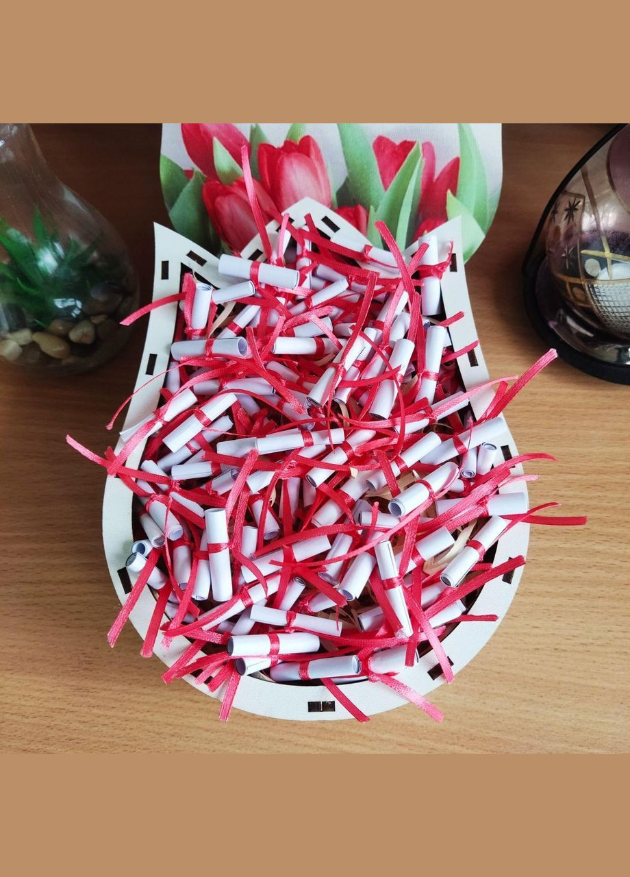 Подарочный бокс с 101 причиной «Почему я тебя люблю» для девушки (ar138) No Brand (316463054)