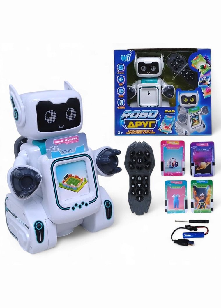 Робот-картридер на радіокеруванні “РобоДруг” Toys (316089871)
