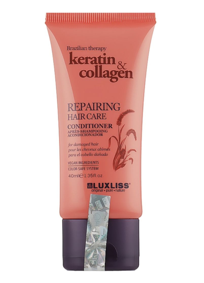 Кондиционер восстанавливающий Repairing Hair Care Conditioner 40 мл Luxliss (341264392)