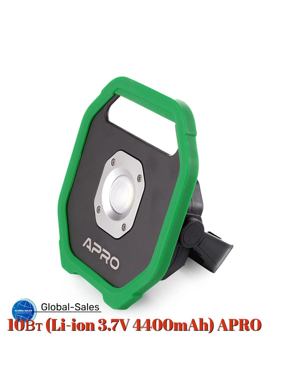 Прожектор аккумуляторный 10 Вт Li-Ion (900520) Apro (349819432)