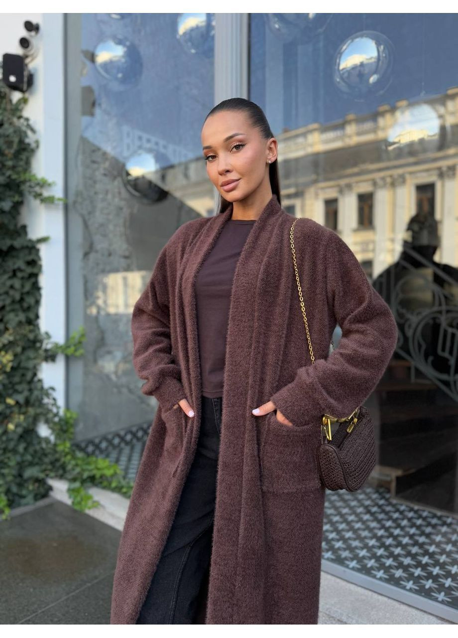 Коричневый кардиган Luna