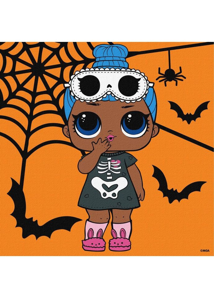 Картина за номерами "L.O.L. Surprise! Sleepy Bones" KHO1332, 25x25 см IDEYKA (363174766)