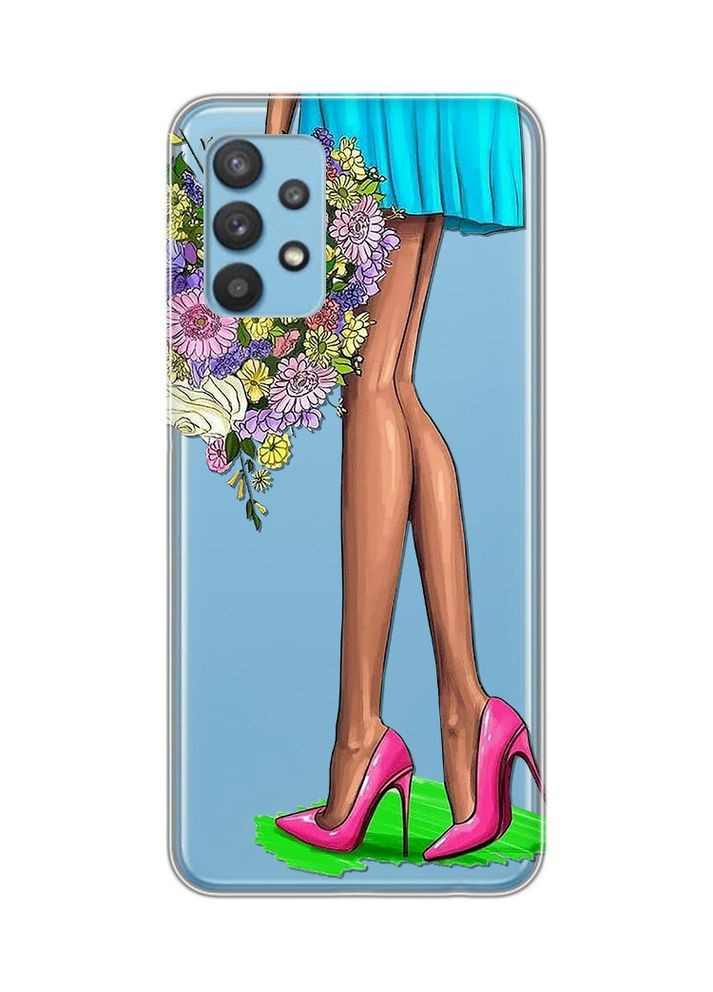 Прозорий чохол на Samsung Galaxy A32:: Квітковий настрій (принт 226) Creative (359486776)