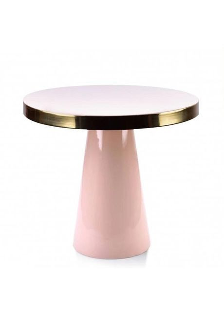 Столик металевий Anisha D-41 см. 35328 Рожевий Flora (344559305)