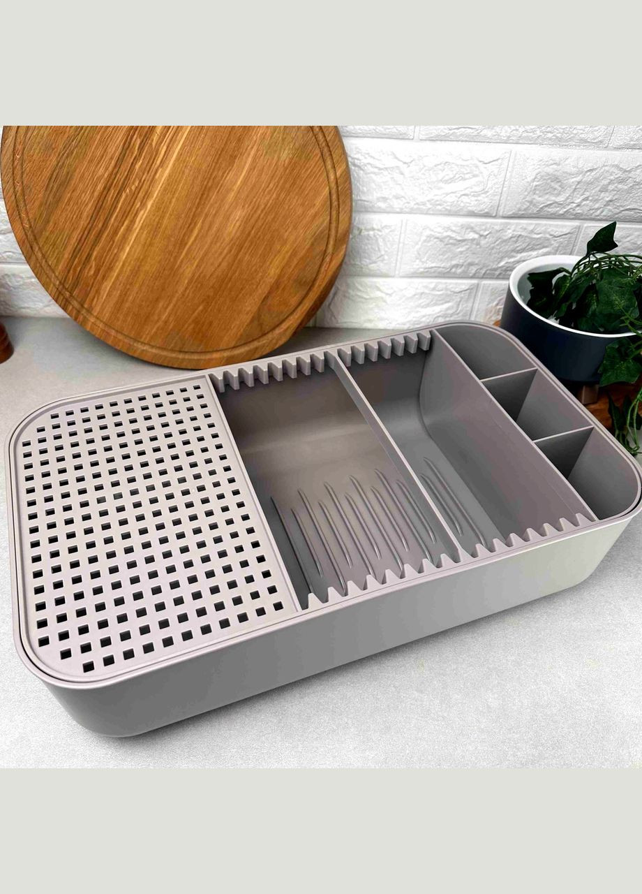 Глибока сушарка для посуду Гранда Беж Ламела Lamela (303724578)