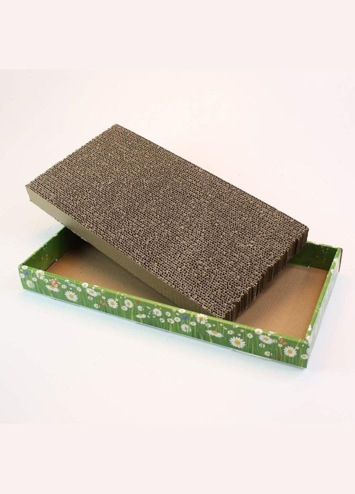 Когтеточка с кошачьей мятой из гофрокартона Cardboard 48*25*5 см (8023222044647) Croci (315332889)
