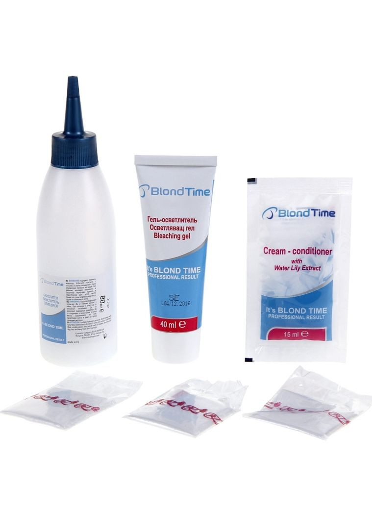 Краска осветитель для волос до 4 тонов Серебряный эффект №2 Silver Effekt Hair Bleaching Product 135ml (243485-82811) Blond Time (368666093)