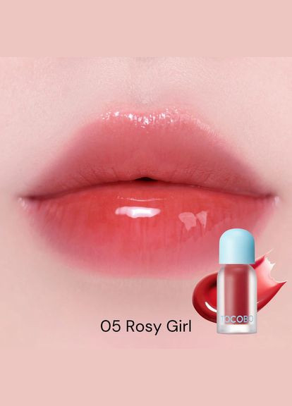 Оттеночное масло-плампер для губ Juicy Berry Plumping Lip Oil #05 Rosy Girl, 4ml Южная Корея TOCOBO (346490070)