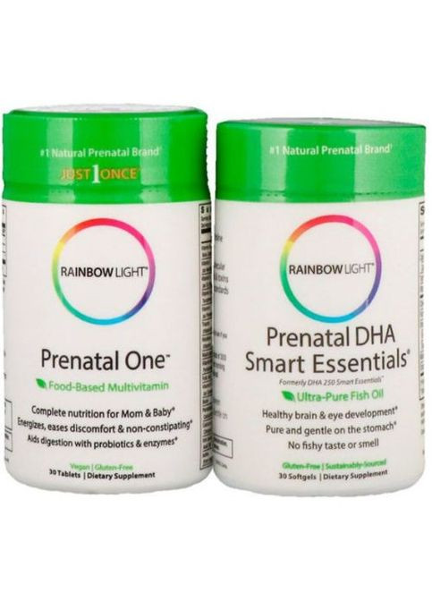 Prenatal Daily Duo: Prental One + DHA 30 tab + 30 SG Tabs Rainbow Light (289978674)