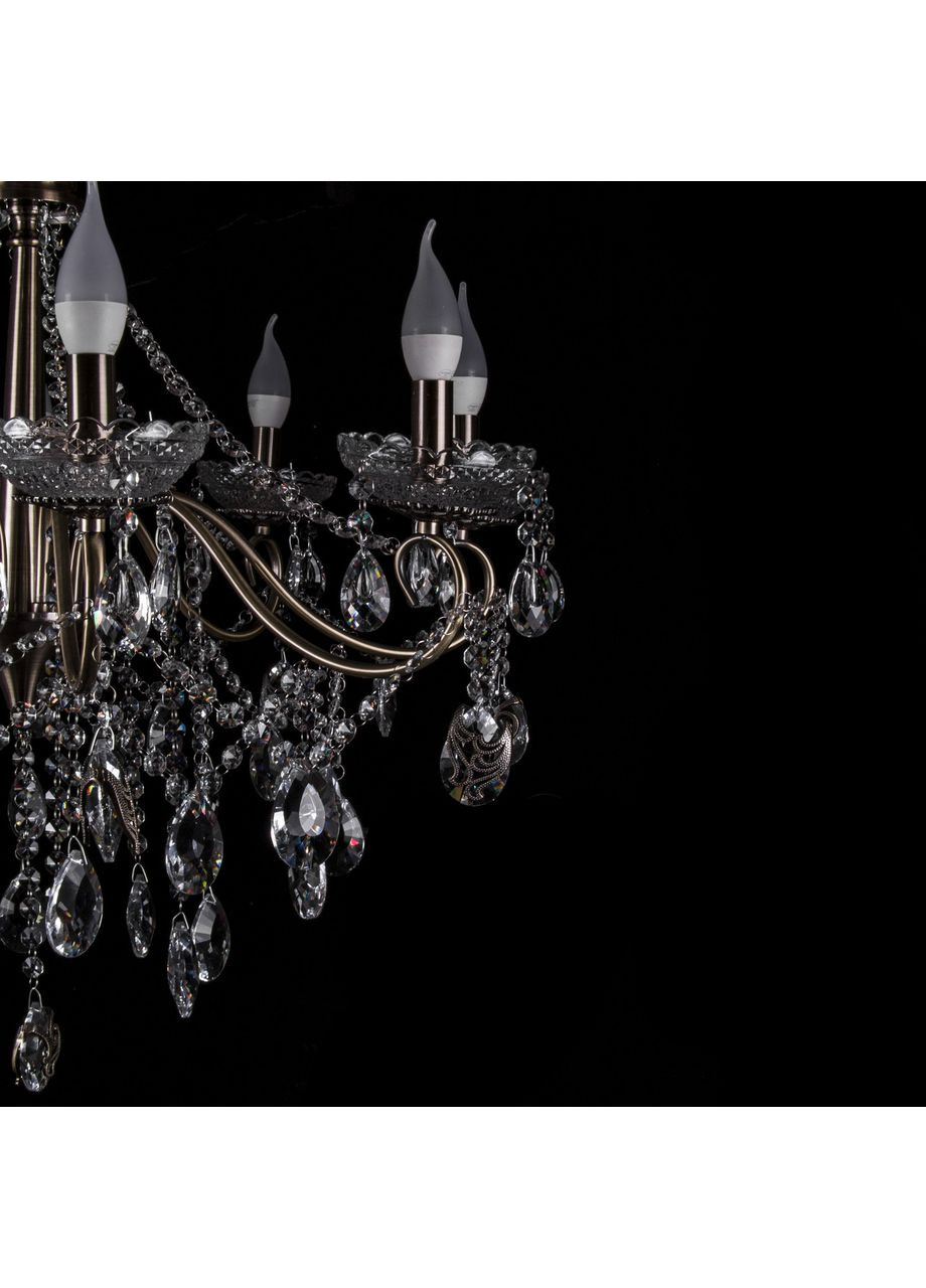 Люстра-свіча на 8 патронів N3728/8/AB No Brand (352230292)