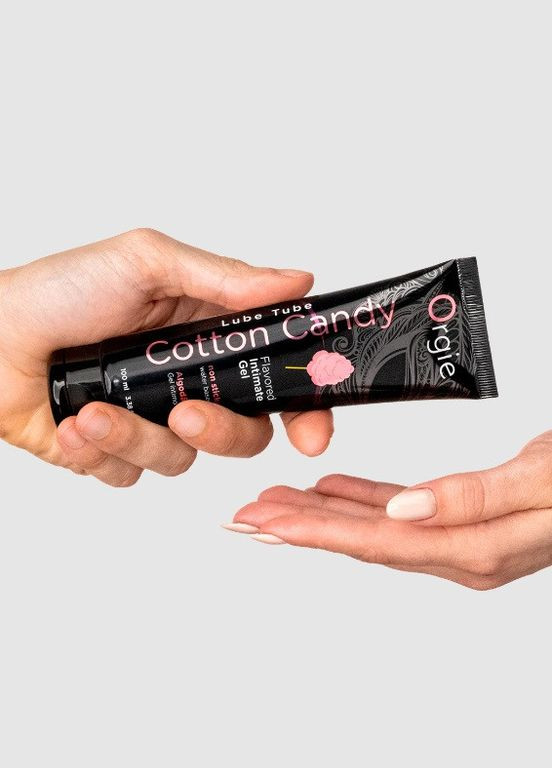 Їстівний лубрикант на водній основі "Lube Tube" Цукрова вата, 100мл Orgie (303907755)