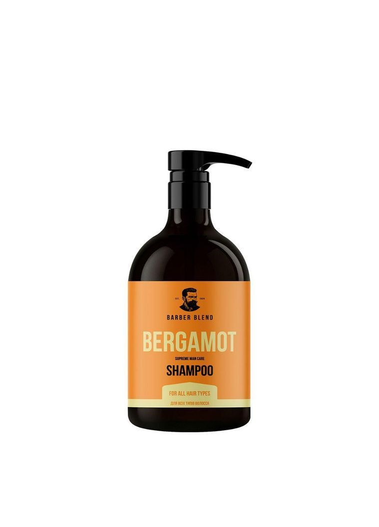 Шампунь для всіх типів волосся Bergamot для чоловіків, 500 мл Barber Blend (363555062)