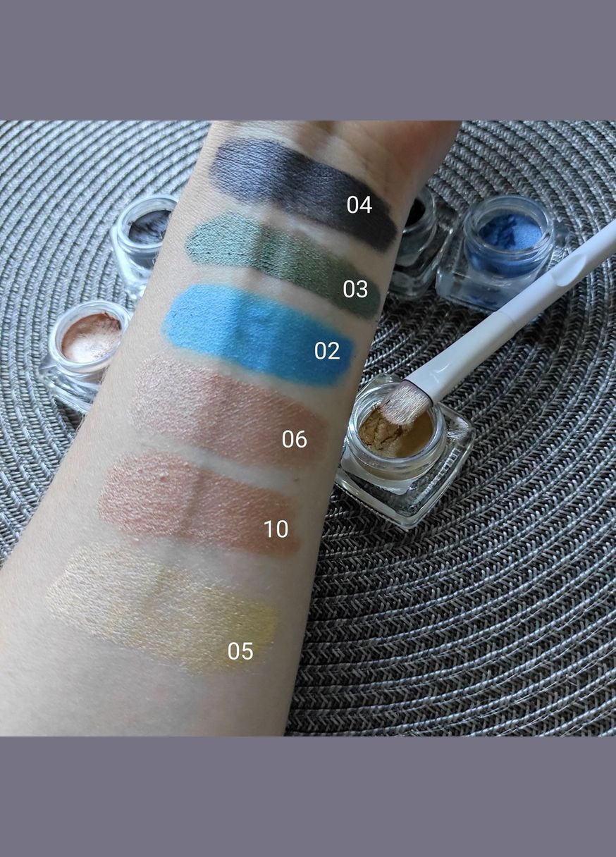 Супер стійкі кремові тіні Myshadow Cream Eyeshadow - 04 Calcite Rock 2.8г Models Own (315780080)