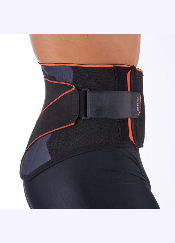 Компрессионный Пояс - Бандаж для Поясницы 500(Размер 65-85см) Спина Черные TARMAK (348117057)