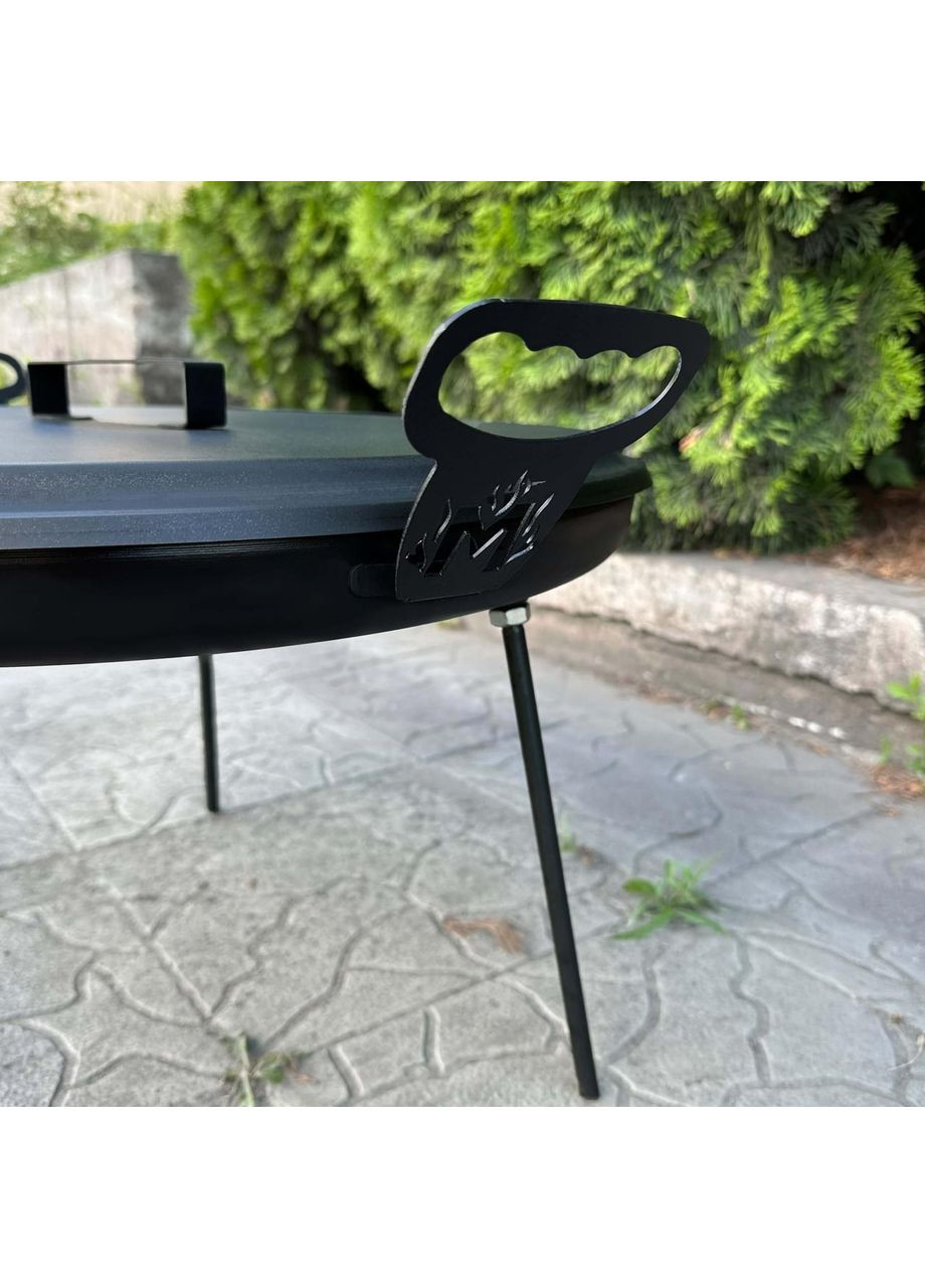 Комплект сковороды из диска SDR-50K с крышкой Мангал Завод (363831013)