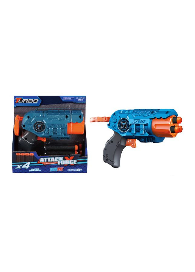 Игрушечный пистолет механический цвет разноцветный CB-00238917 Fast & Turbo (314891728)