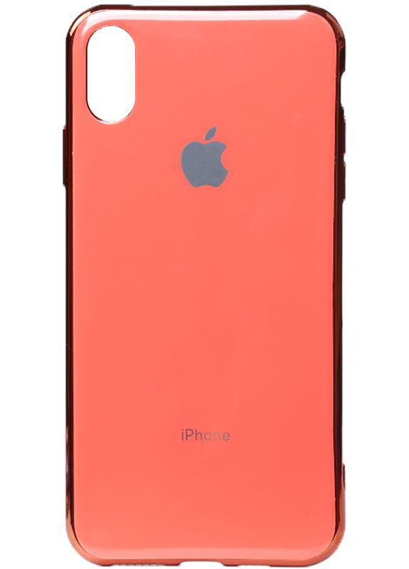 Чехолнакладка Electroplate TPU Case Apple iPhone X/XS Pink Toto (301782098)