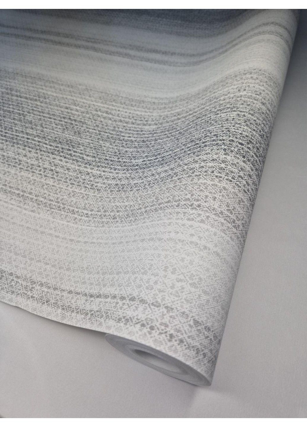 Обои виниловые 10.05 × 1.06 м 1032362, серые в полоску для спальни, гостиной, кабинета MARBURG (339111360)