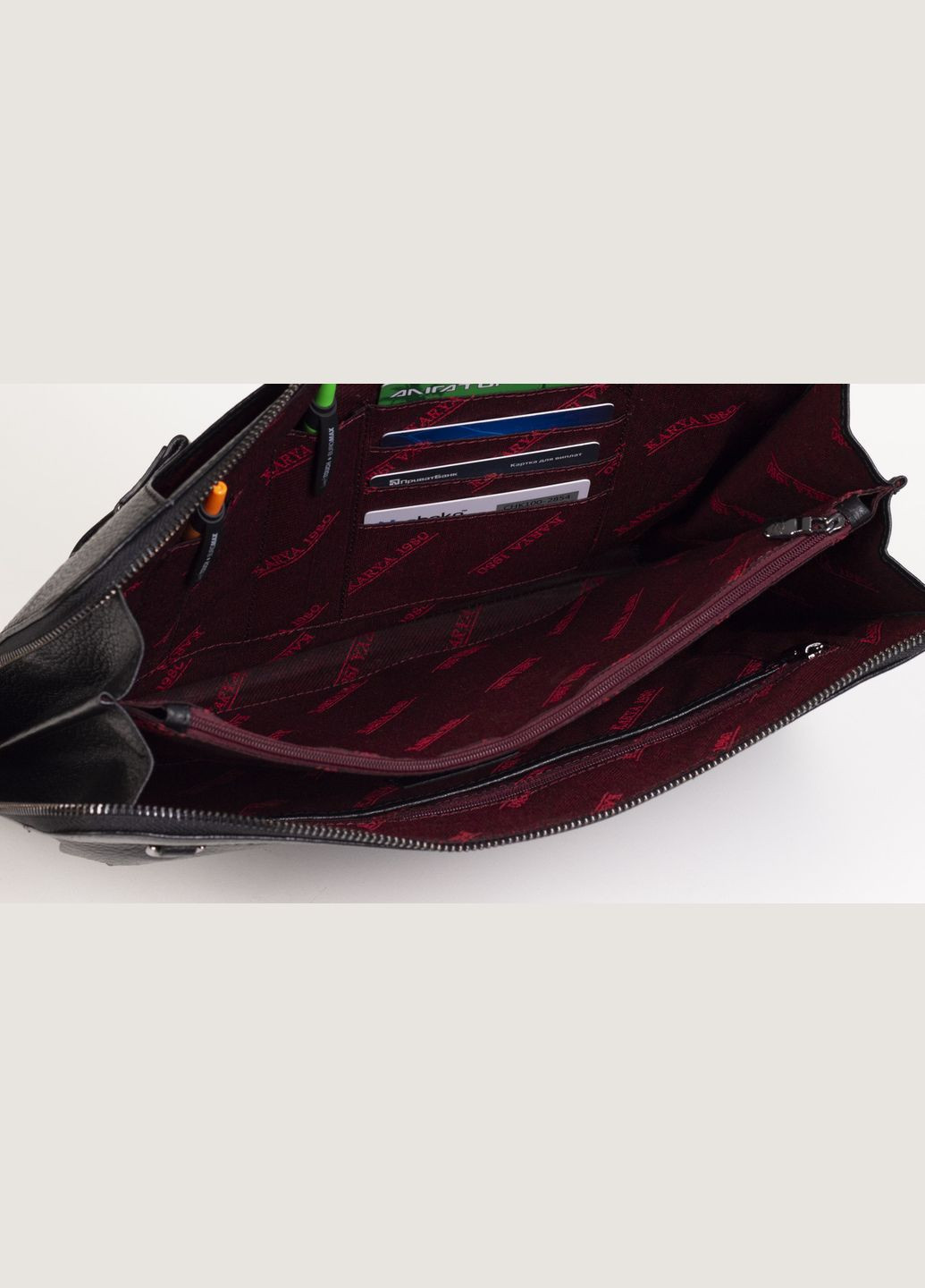 Папка шкіряна для документів 065-45 чорна Туреччина Karya (315922730)