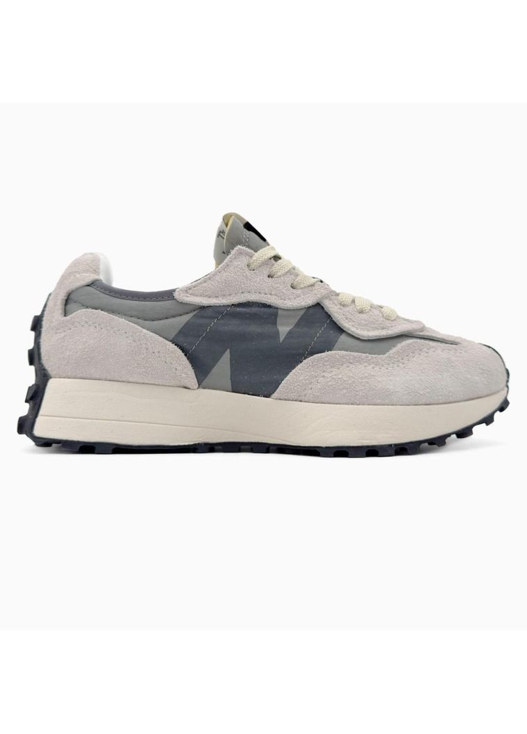 КРОСІВКИ ЖІНОЧІ NEW BALANCE 327 GREY LOGO НЬЮ БЕЛАНС 327 No Brand сірі демісезони (367176160)