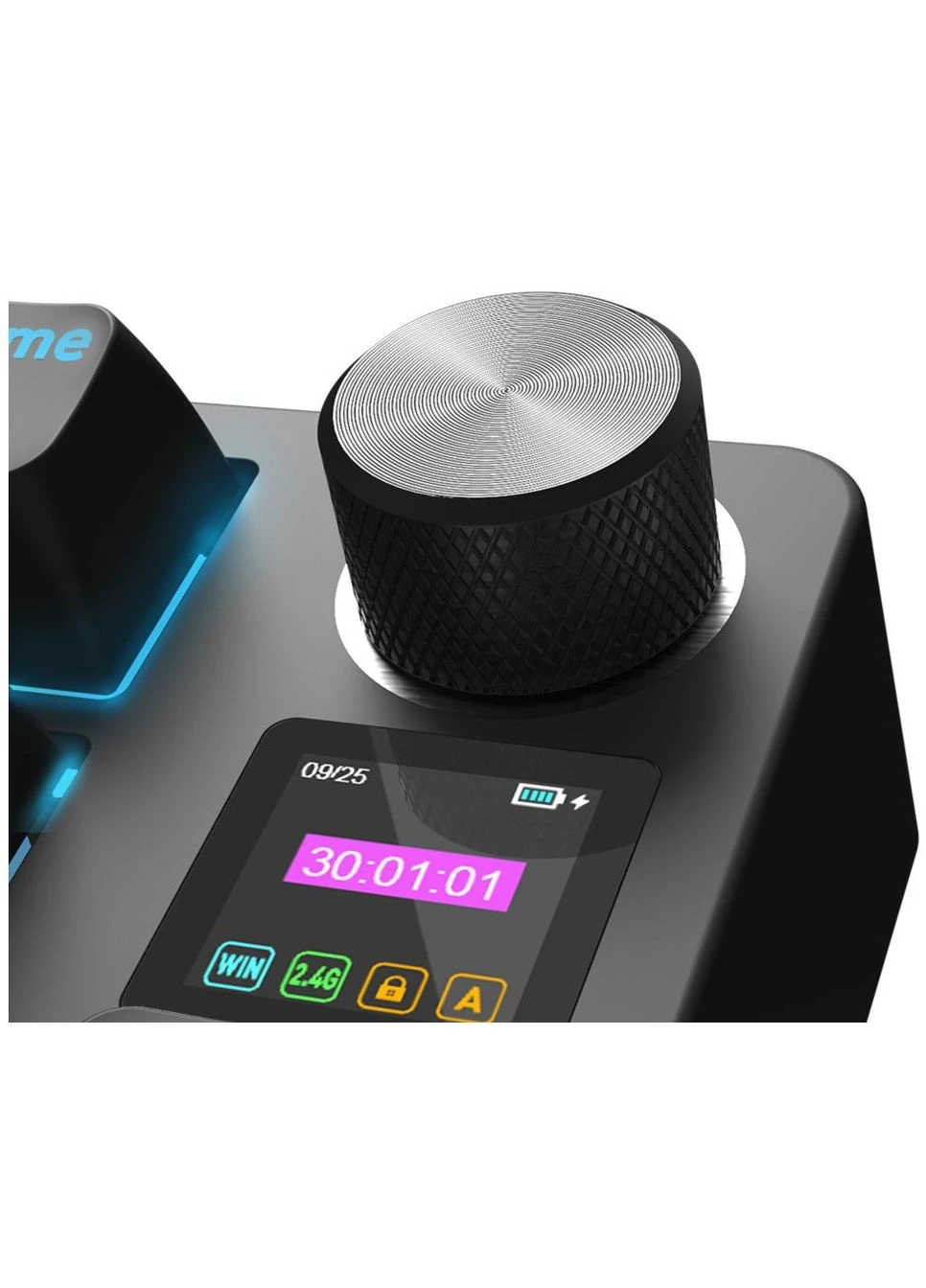 Клавіатура ігрова механічна бездротова HTK-450 UA RGB Icefall PRO, Wireless, Display Black Hator (382951052)