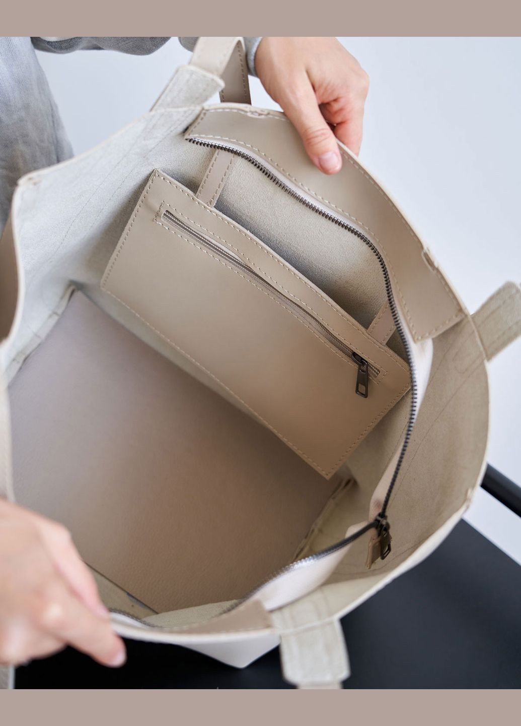 Сумка женская черная большая из экокожи Бритни (znocha-sumka-brtn) WeLassie (342199655)